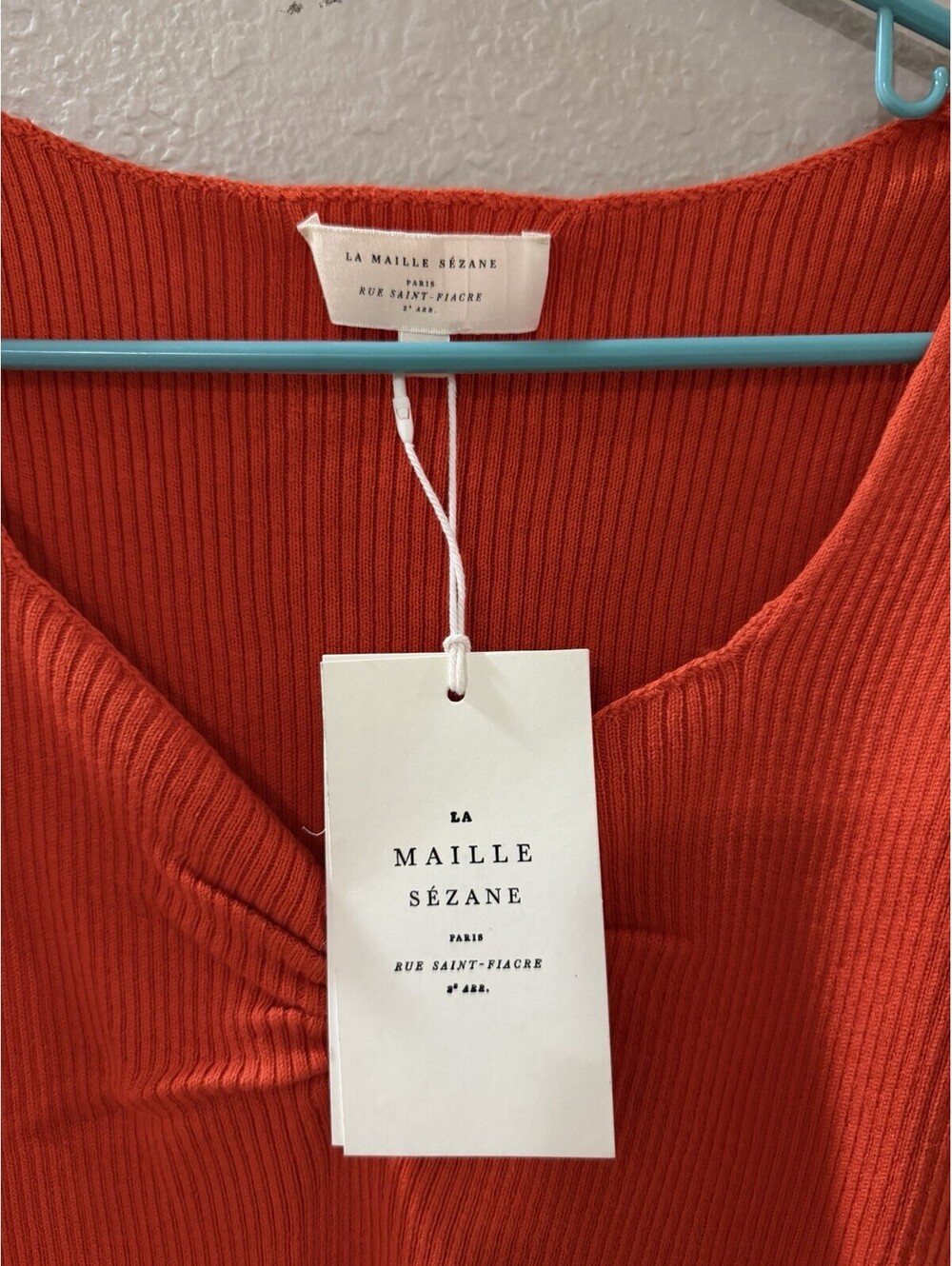 Sezane Orange Bodysuit - Picture 2 of 3